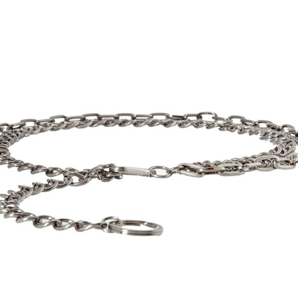 Steve Madden Gunmetal Chain Belt